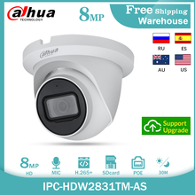 Dahua CCTV IP Camera IPC-HDW2831TM-AS 8MP   POE H265+ bulit-in MIC  Mini Outdoor Starlight Surveillance Dome Video Camera 2024 - buy cheap