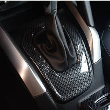 For Renault Kadjar 2016 2017 2018 2019 Carbon Fiber Car Gear Shift Cover Trim Panel Frame Sticker Interior Styling Accessories 2024 - buy cheap