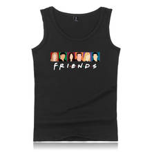 Classic Friends Ill Be There for You Tank Top Men Casual Fitness Singlets Brand Mens Sleeveless Shirt Cool Cotton Tank Tops Vest 2024 - buy cheap