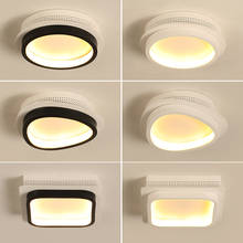 Luces de techo LED modernas para dormitorio, mesita de noche, pasillo, balcón, entrada, lámpara de techo LED moderna para el hogar 2024 - compra barato