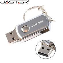 JASTER-Unidad Flash USB 2,0, pendrive externo portátil de metal con llavero, 4G, 8GB, 16GB, 32GB y 64GB 2024 - compra barato