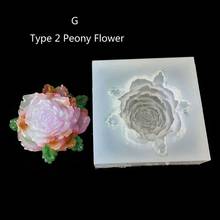 10 Styles 3D Flower Silicone Mold Resin Camellia Peony Daisy Lotus Flower Pendant Jewlery Making Tools Epoxy Resin Molds 2024 - buy cheap