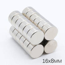 20Pcs 16x8 mm neodymium magnet N35 Small Disc Round Super Strong magnets 16*10 mm Powerful Rare Earth Neodymium Magnets 2022 - buy cheap