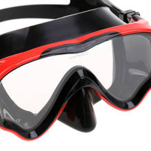 Youth Red Black Scuba Diving Mask Goggles For Snorkeling Swimming Freediving 2024 - buy cheap