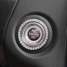Carro de partida do motor anel de ignição capa botão acessórios interiores estilo caso para nissan teana x-trail qashqai livina sylphy 2024 - compre barato