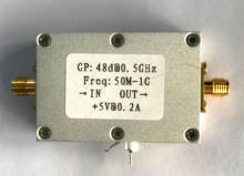 Envío Gratis 50M-1G ruido ultrabajo amplificador LNA de alta ganancia 48dB pre-Encuentro de amplificador sensor de módulo 2024 - compra barato