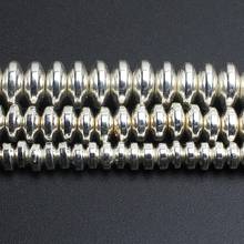 4/6/8mm Natural Sliver Hematite Stone Rondelle Spacer Beads for Diy Fashion Accessories Jewellery Making  15'' Strand 2024 - buy cheap