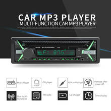 Car Radio 1din Autoradio Aux Input Receiver Bluetooth Stereo  MP3 Multimedia Player Support FM/MP3/WMA/USB/SD Card 2024 - buy cheap