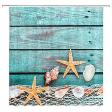 Морской живописный Beach Shells, занавеска для душа, занавеска для ванной, Frabic, водонепроницаемая занавеска для ванной из полиэстера, 180x180 см 2024 - купить недорого