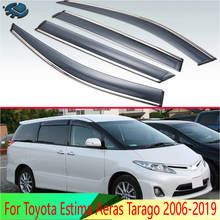 Visera Exterior de plástico para coche Toyota, visera de ventilación, ventana, protector contra la lluvia y el sol, Deflector, accesorios para coche, para Toyota estimula Aeras Tarago XR50 2006-2019 2024 - compra barato