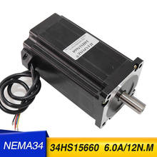 High torque Nema34 stepping motor 34HS15660 86X156MM 6.0A 12.0N.m 86 step motor low noise  for CNC engraving machine 2024 - buy cheap