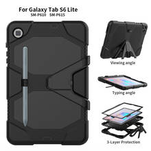 Heavy Armour-Funda a prueba de golpes para Samsung Galaxy Tab S6 Lite, 10,4 SM-P610, P615, 10,4 pulgadas, Funda con soporte y bolígrafo 2024 - compra barato