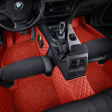 Leather car floor mats For jaguar xf xe x type f pace accessories carpets rugs 2024 - buy cheap