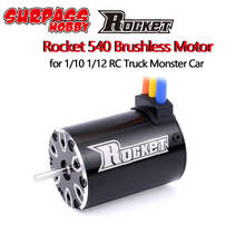 Rocket 540 motor sem escova sem sensor para carro 1/10 rc, 5900kv 5200kv 3900kv 3100kv 2024 - compre barato