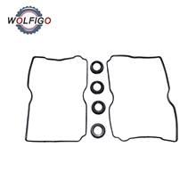 WOLFIGO Rocker Valve Cover Gasket & Spark Plug Seals For Subaru Legacy Outback Forester Impreza 2006-2012 13294AA070 10966AA030 2024 - buy cheap