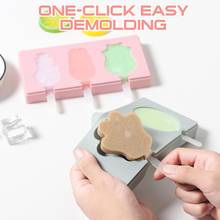 Silicone Freezer Ice Cream Mold Popsicle Maker Holder DIY Food Easy Release Popsicle Maker PP Pop Stick and Lid Home Kitchen 2024 - buy cheap