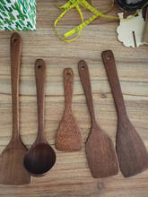 Деревянные ложки, палочки для еды, инструменты для готовки, кухонная утварь из натурального дерева, в наличии, окончательная распродажа 2024 - купить недорого