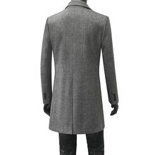 New Super Large Style Cashmere Overcoat Men Autumn Winter Casual Long Single Breasted Thick Mens Wool Coat Plus Size S-7XL8XL9XL 2024 - buy cheap