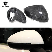Carbon Fiber Caps For Porsche Macan Replacement Style Carbon Fiber Side Mirror Cover 2014 2015 Carbon Rear View Mirror Cover 2024 - buy cheap