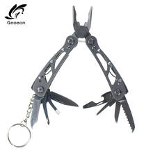 Geoeon Pliers Wire Stripper Multifunctional Stainless Steel Mini Folding Pliers Portable Outdoor Multitool A24 2024 - buy cheap