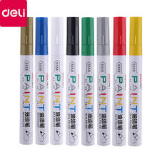 8pcs Deli S558 Paint Pen Graffiti  Marker Metal pen Color Pen Office & School Supplies 2024 - compra barato