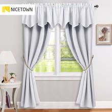 4 peças cortinas blackout & valance isolamento térmico estilo moderno para o quarto sala de estar 2 cortinas & 2 valance 2024 - compre barato