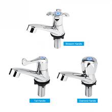 ABS Plastic Basin Faucets Single Cold Water Tap sink faucet Bathroom Kitchen Accessories 3 types torneira do banheiro Hot Sale 2024 - buy cheap