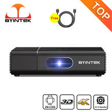 BYINTEK U30 3D DLP Full HD 1080P 4K Wifi Android Smart TV Wifi портативный домашний светодиодный мини-проектор для Мобильный телефон PC 2024 - купить недорого