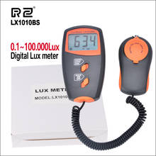 Medidor de luz Digital RZ, luminómetro profesional Luxmeter Lux/FC, 0-100000 Lux, fotómetro, medidor de luz LX10410BS 2024 - compra barato