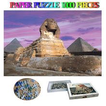 Pyramids of Giza Paper 1000 Pieces Jigsaw Puzzles Egypt Magnificent Ancient Buildings Puzzles Toys Adults Relax Puzzle Games 2024 - buy cheap