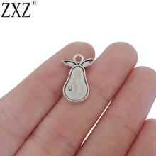 ZXZ 50Pcs Fruit Pear Charms Pendants Beads For DIY Bracelet Necklace Earring Making Findings 19x12mm 2024 - buy cheap