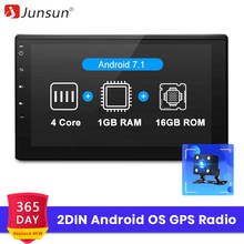 Junsun RAM 2GB 2 Din Android Car Multimedia Radio Player GPS Navigation For Nissan x-trail Hyundai Honda Bluetooth no dvd slot 2024 - buy cheap