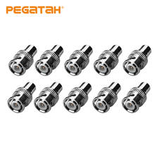 10 pcs JR-B9 BNC to RCA Connector Small and short BNC connector for CCTV surveillance system 2024 - buy cheap