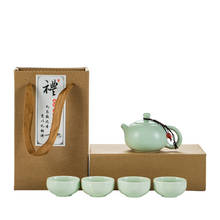 On Sale Travel Tea Set Kung Fu Tea Set Ceramic Portable Teapot Porcelain Teaset Gaiwan Tea Cups of Tea Ceremony Tea Tool 2024 - buy cheap