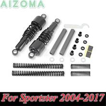 Complete Shock Absorbers Lowering Kit For Harley Sportster 883 Iron 1200 Seventy-Two Custom Forty-Eight Roadster SuperLow 04-17 2024 - buy cheap