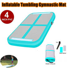 1*0.6m Free Shipping Inflatable Gymnastics AirTrack Home Use Air Block Tumbling Mini Mats Trampoline for Jumping 2024 - buy cheap