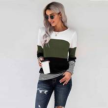 2020 hotsale striped sweater women autumn winter student new fall fashion round-neck long-sleeved head top lday casual sweater 2024 - buy cheap