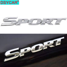 DSYCAR 1Pcs 3D Metal Car Decoration Metal SPORT Adhesive Car Badge Emblem Sticker for Universal Cars Moto Bike Car Styling New 2024 - buy cheap