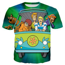 Cartoon Anime Scooby men/women New fashion cool 3D printed t-shirts casual style tshirt streetwear tops 2024 - buy cheap