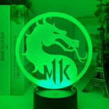 Console Game Mortal Kombat 11 Logo Kids Night Light Led Touch Sensor Color Changing Nightlight for Child Bedroom Decor Lamp Gift 2024 - buy cheap