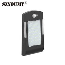 SZYOUMY Solar Wall Light 54led 3 Mode Outdoor Motion Sensor Solar lamp Waterproof With Remote 2024 - buy cheap