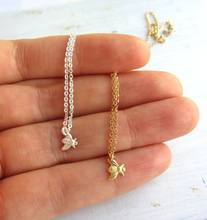 New Small Honey Flight Bee Bird Pendant Chain Necklace Queen Bee Cute Insect Bumblebee Beehive Animal Insect Necklaces Jewelry 2024 - buy cheap