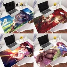 Maiyaca kawaii anime sexy menina gamer jogar esteiras mousepad gaming mouse pad gamer grande deak esteira 800x300mm para overwatch/cs ir 2024 - compre barato