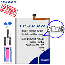 Bateria de substituição para elephone a5 5100mah, nova remessa [hsabat] 2024 - compre barato