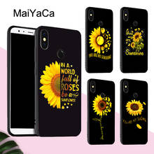 Capa para celular maiyaca you are my radiante, capa de girassol para mi note 9 8 pro 7 8t 9s 9c e poco x3 f1 funda for mi 9 9t pro note 10 lite 2024 - compre barato