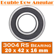 Rodamiento 3004-2RS de 20x42x16mm, rodamientos de bolas de contacto Angular 3004 RS sellados de doble fila, 1 unidad, 3004 2024 - compra barato