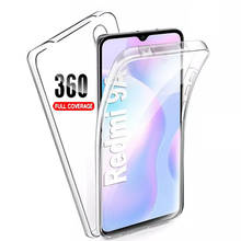 For Xiaomi Redmi 9T 9AT 9C NFC 360 Clear Double Cases On Redmi Note 10 9 Pro 10S 9S TPU + Back PC Shockproof Silicone Full Cover 2024 - buy cheap