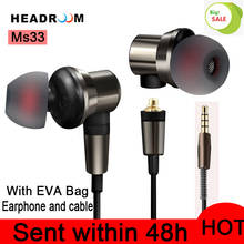 Auriculares MS33 MMCX con micrófono, Cable reemplazable para Shure SE215 535 SE846, auriculares de graves estéreo con juego, para Android IOS, Envío Gratis 2024 - compra barato
