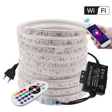 WIFI 5050 RGB Led Strip Light Remote 24key Kit 1500W Controller Flex Led Lights 60LED Waterproof Lighting Decortion 1m 10m 100m 2024 - buy cheap