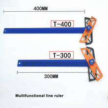Herramienta de medición T300/T400 para carpintería, regla de precisión de aleación de aluminio para Ángulo Cuadrado de velocidad, transportador 2024 - compra barato